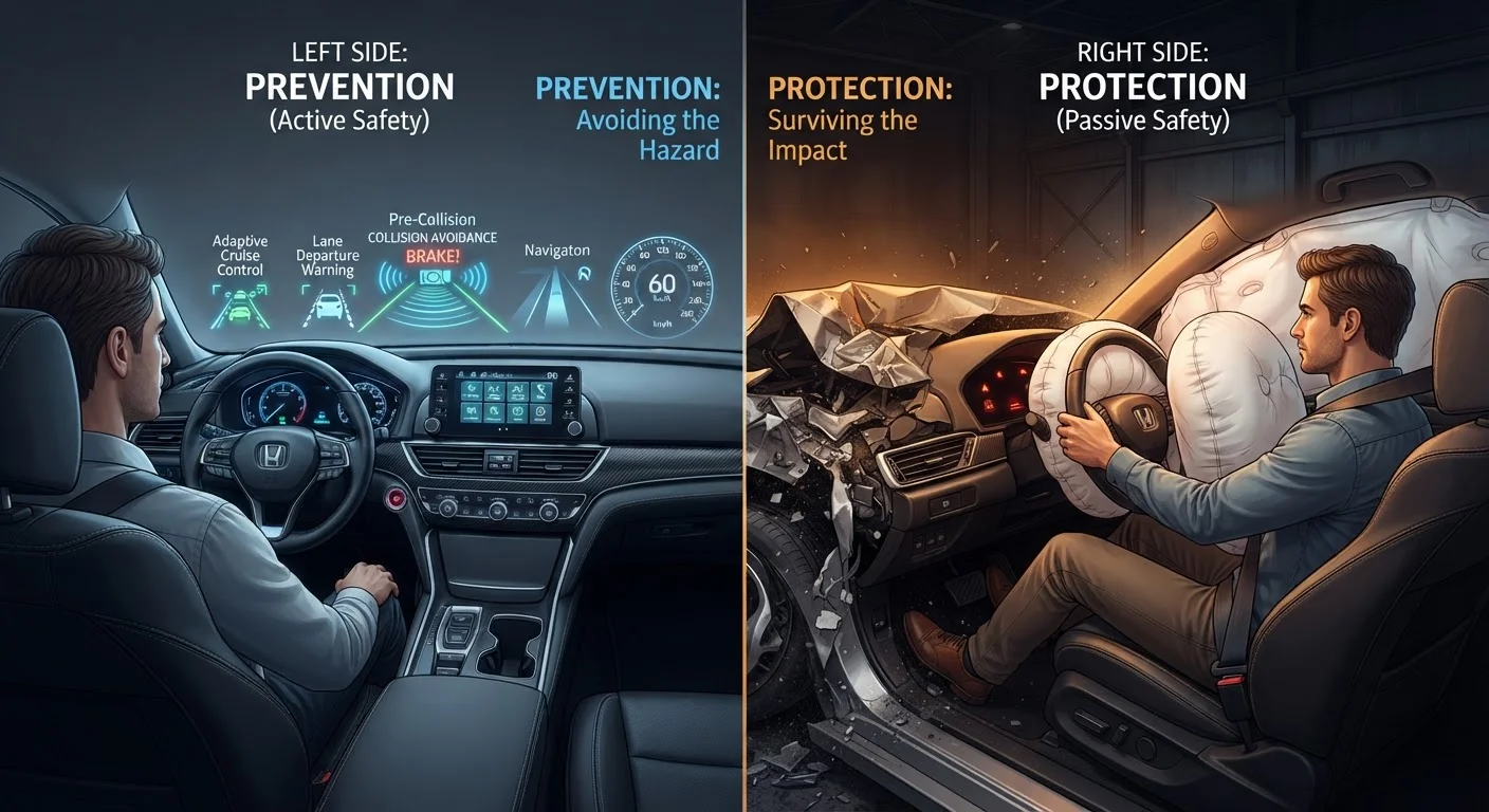 Active Safety vs. Passive Safety: Two Very Different Lines of Defense