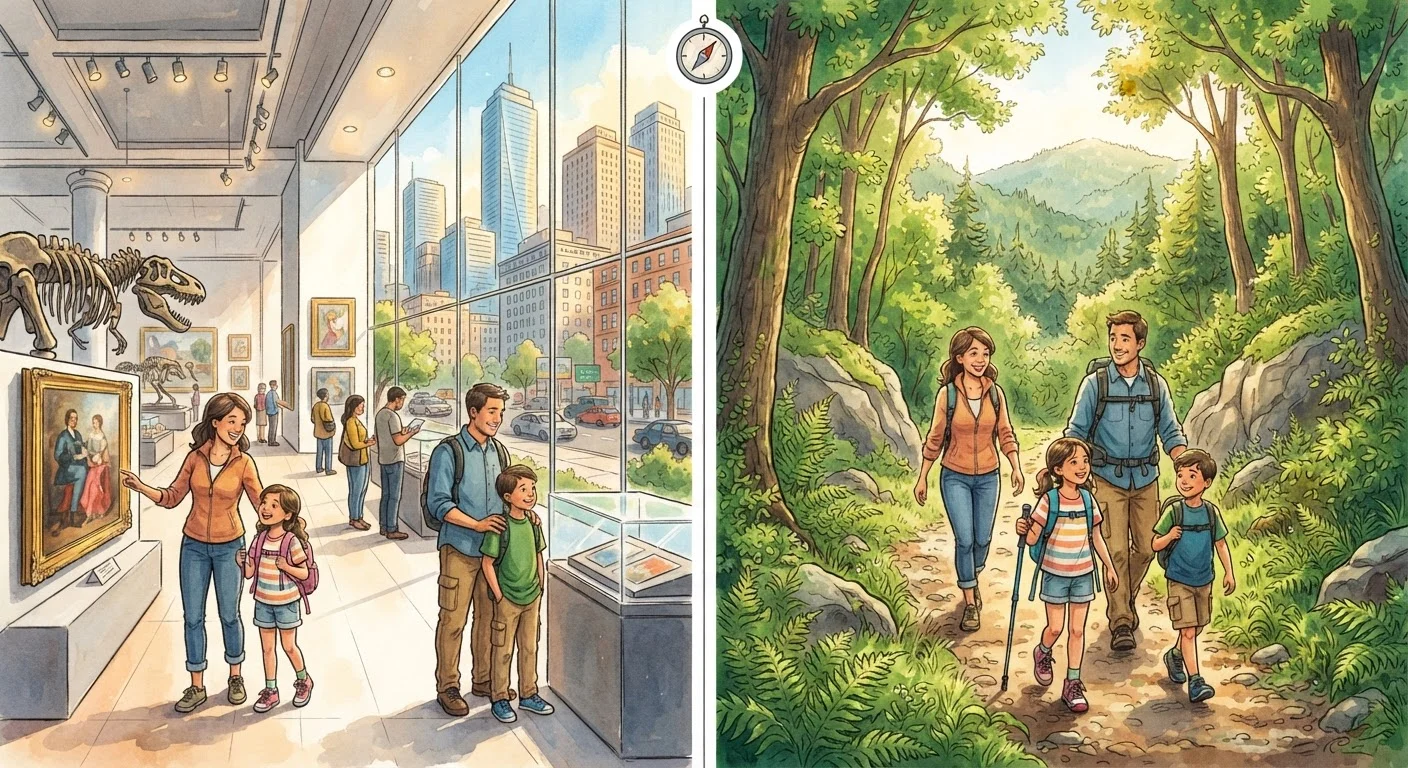 City Break vs. Nature Destination: Matching the Trip to Your Family