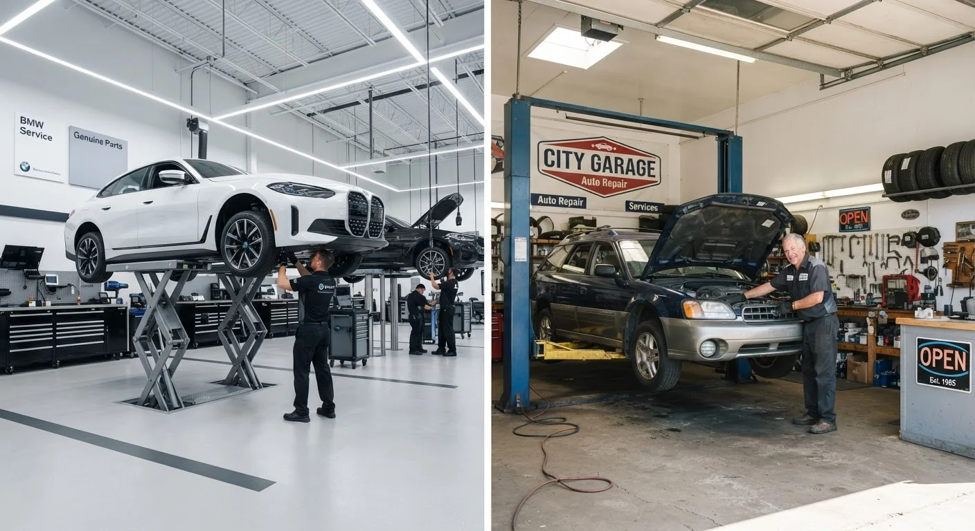 Dealer Service vs. Independent Shop: How to Weigh Your Options