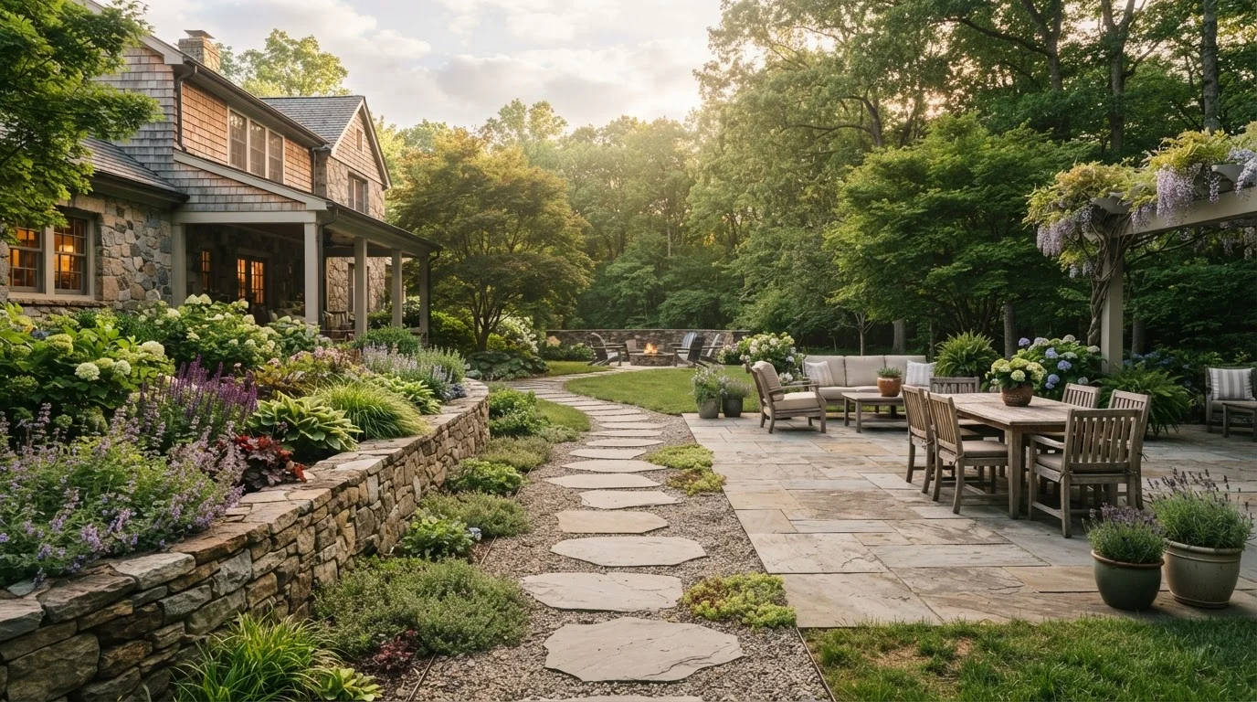 Hardscaping Basics: What Patios, Paths, and Retaining Walls Involve