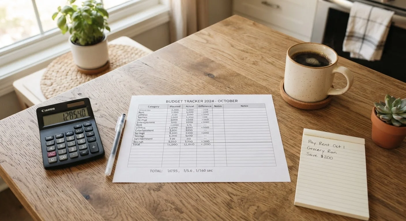 Monthly Budget Review Checklist for Households