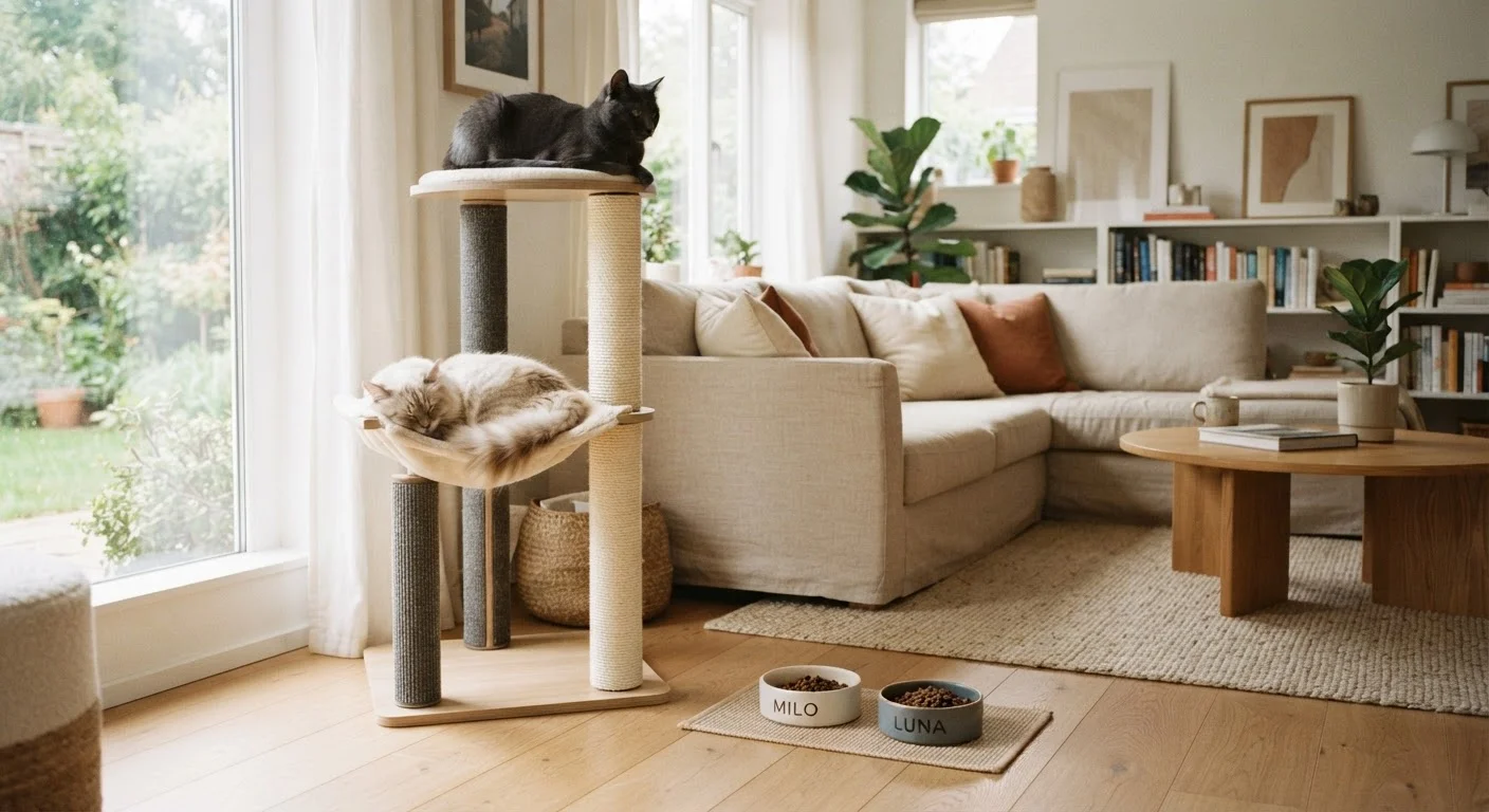 Multi-Cat Households: Managing Territory, Feeding, and Social Tension