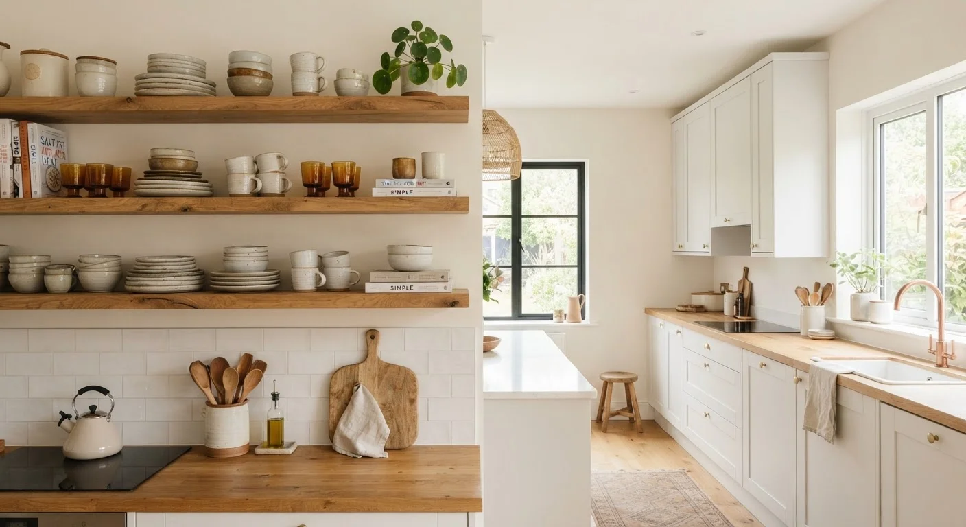 Open Shelving vs. Closed Cabinets: Trade-Offs Worth Thinking Through