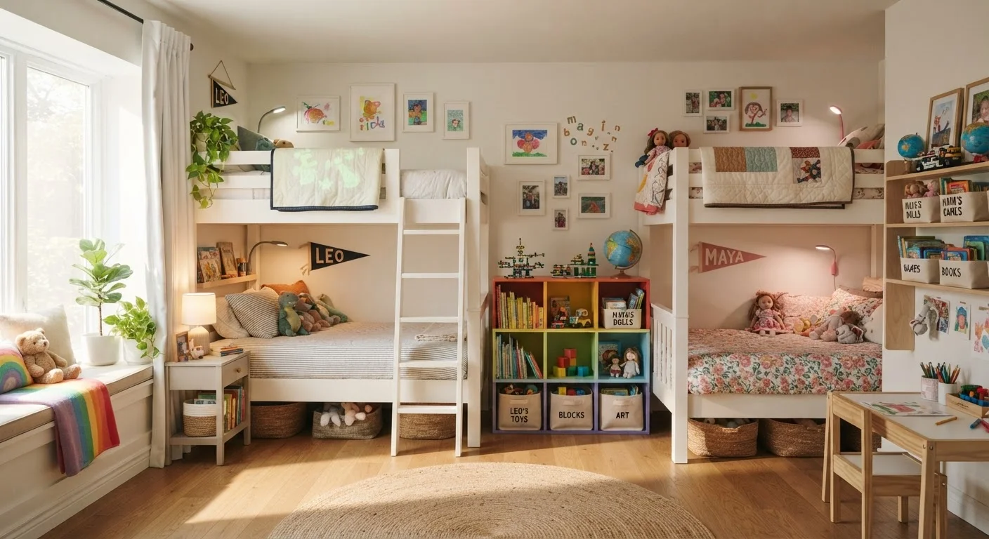 Organizing a Shared Kids' Room Without Constant Chaos