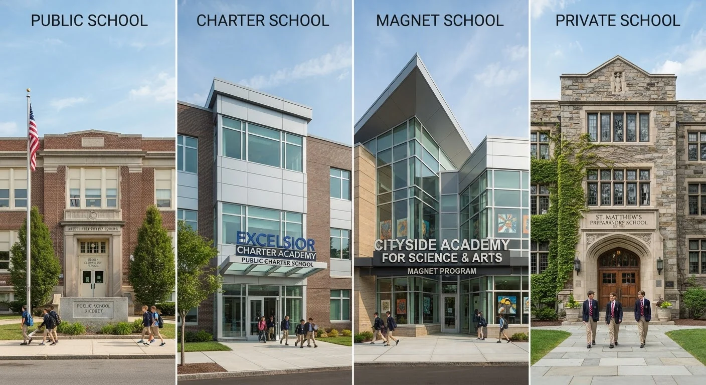Public, Charter, Magnet, and Private Schools: What Actually Sets Them Apart