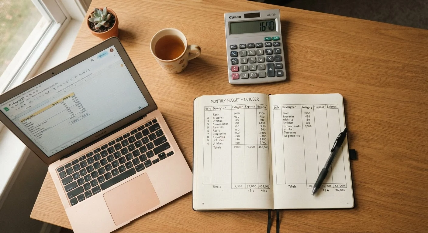 Setting Up a Monthly Spending Tracker from Scratch