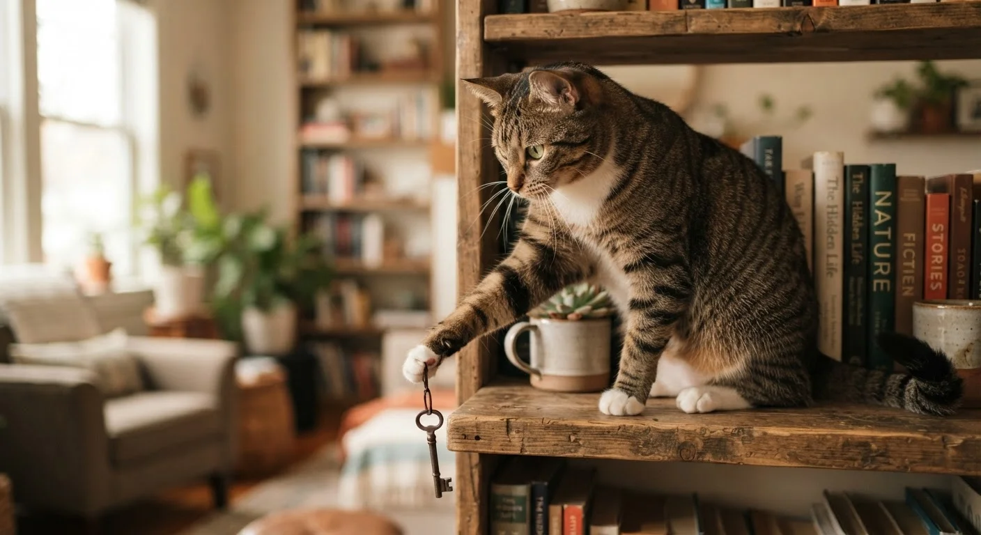 Why Cats Knock Things Off Tables — And What It Actually Means